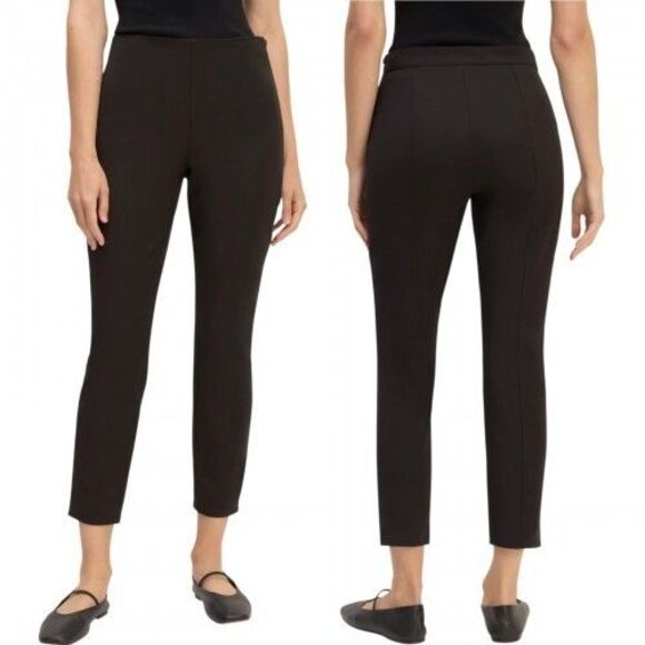 NWT Everlane The Bi-Stretch Work Pant Women's Size 6 Black Ankle Size Zip - Picture 1 of 16